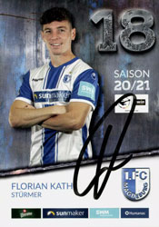100221 Julian Weigel 1.FC Magdeburg 20-21 original signierte Autogrammkarte 