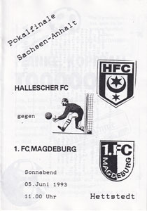 Programm 1999/00 SV Merseburg 99 VfL Köthen 
