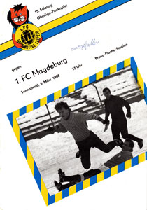 OL 87/88 BSG Stahl Riesa 1 FC Magdeburg 