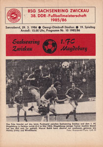 FC Magdeburg OL 86/87 FC Karl-Marx-Stadt 1 